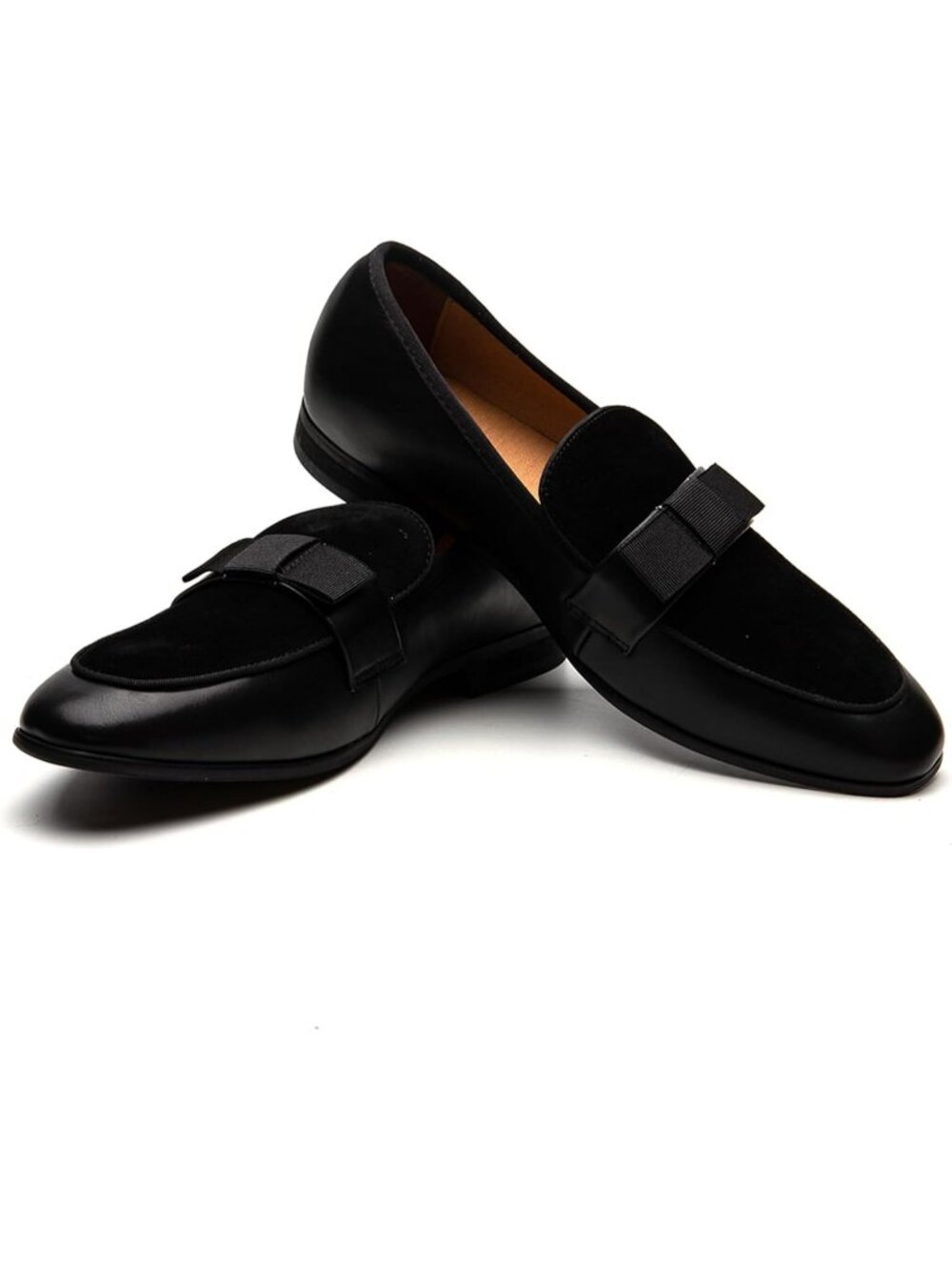 Men's Black Moc Toe Bit Loafers Slip On Dress Shoes Classic Party Fashion